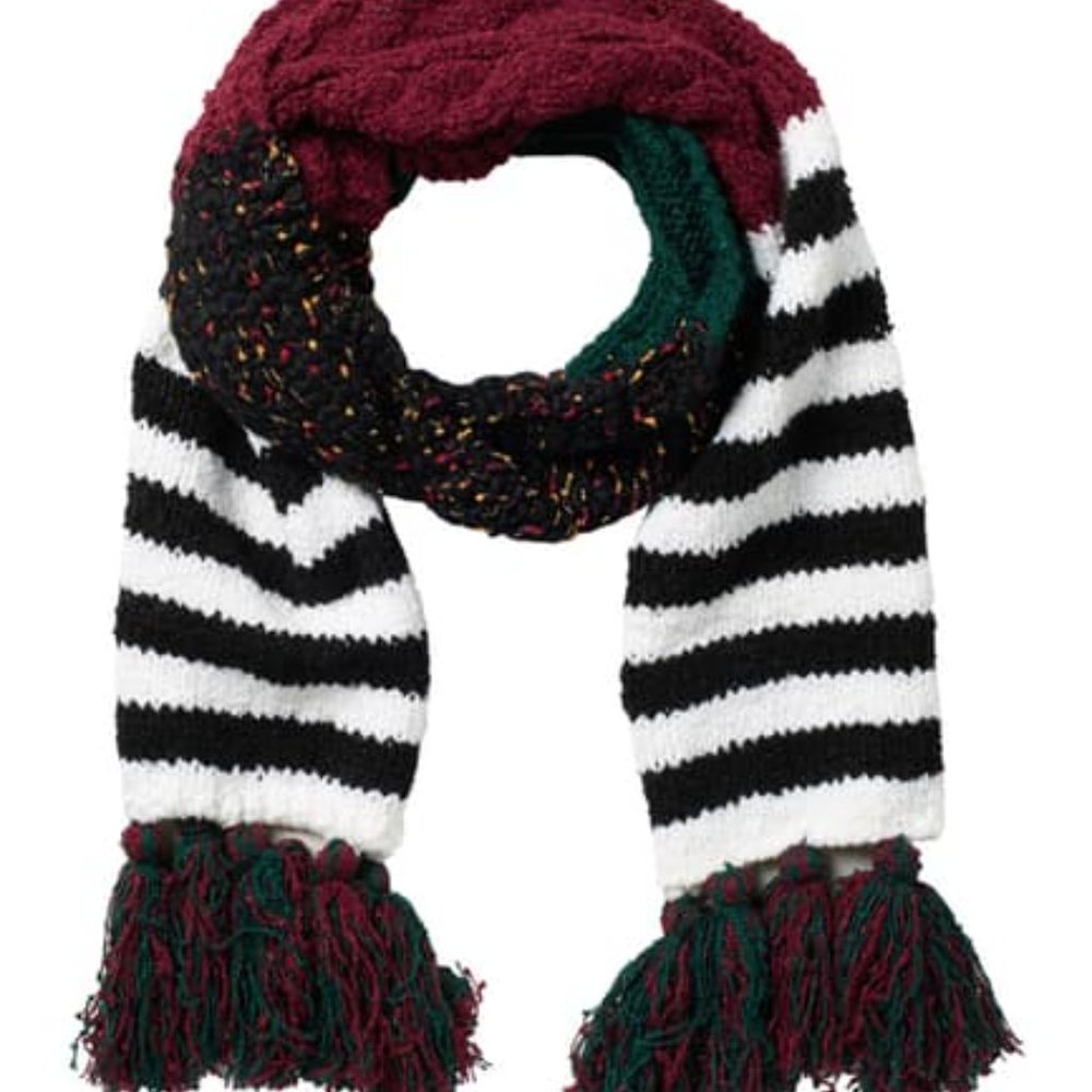 Free People Nova Tassel Scarf Autumn